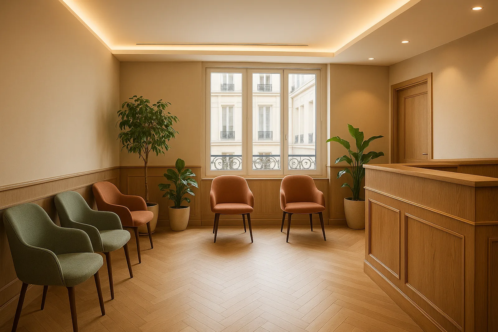 Aménagement intérieur d'un cabinet médical à Lyon — Studio Ladoit