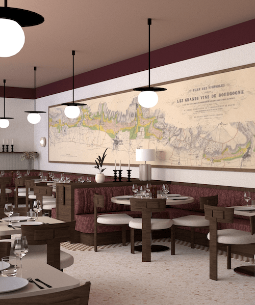 Aménagement caveau Cellier Volnaysien par Studio Ladoit