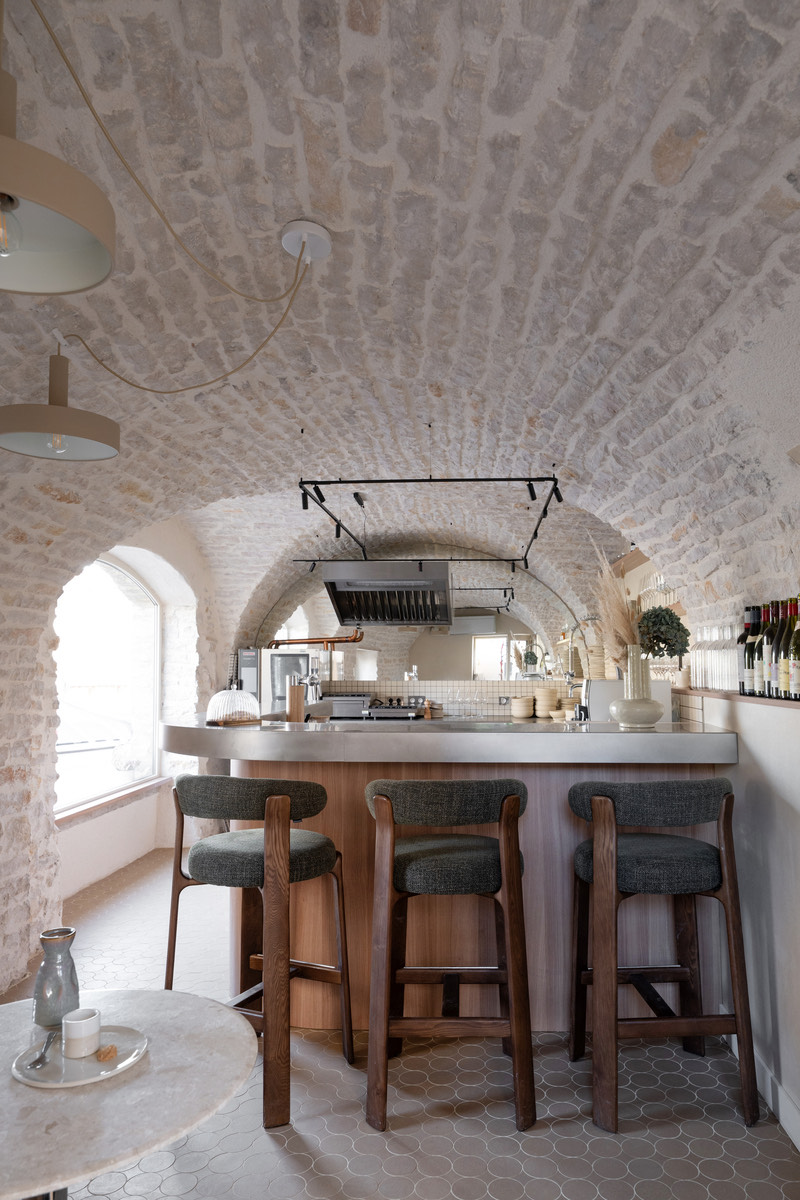 Aménagement restaurant Chassagne-Montrachet — photo 1